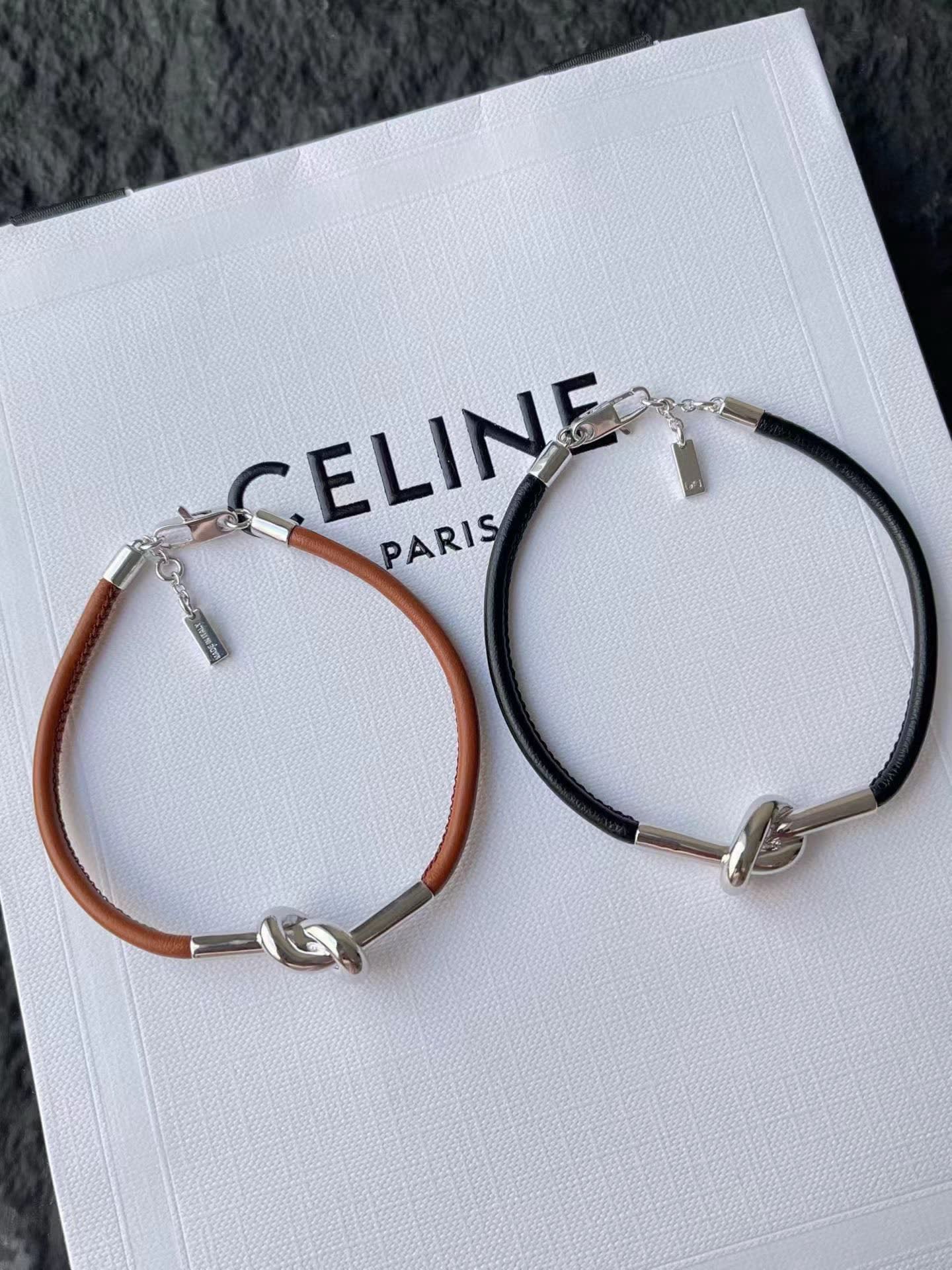 Celine Silver Knot Bracelet
