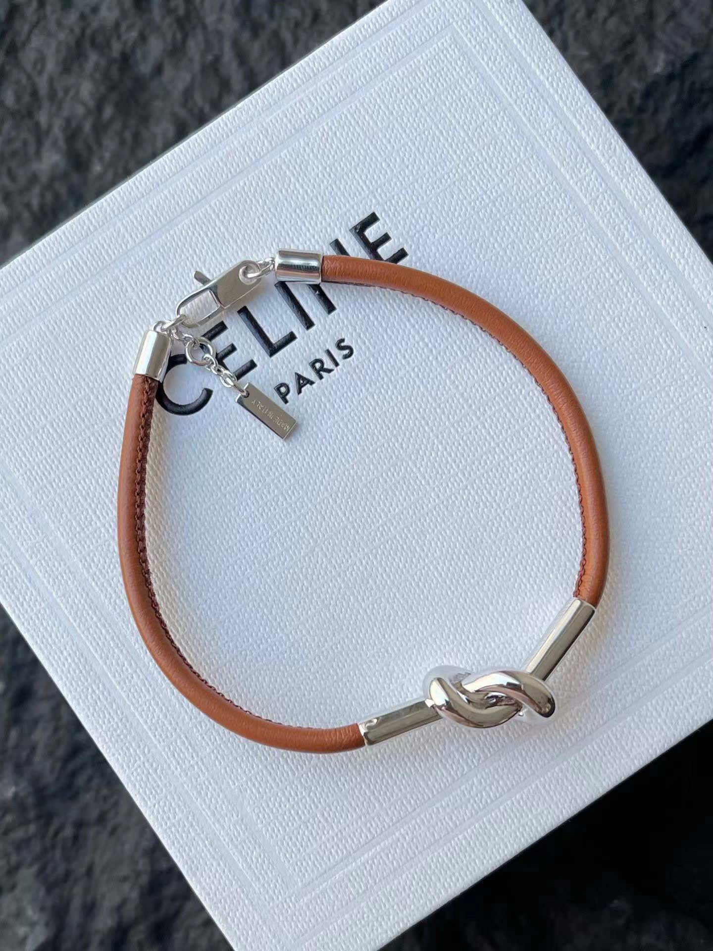Celine Silver Knot Bracelet