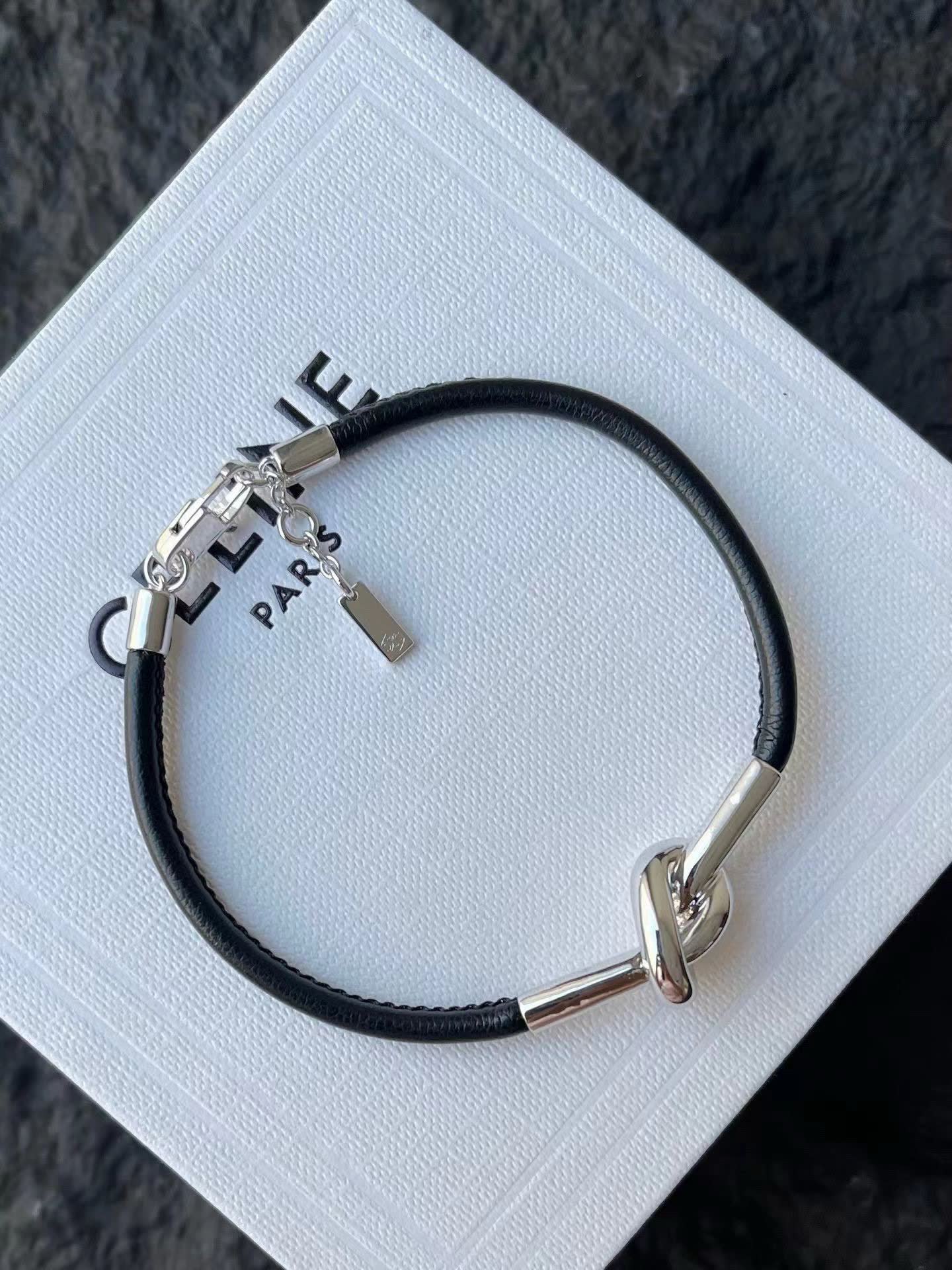 Celine Silver Knot Bracelet