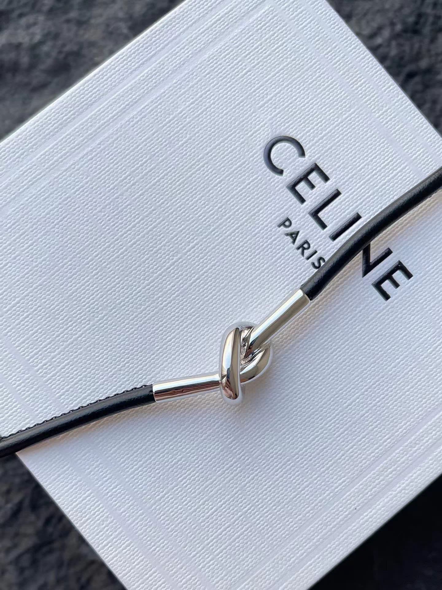 Celine Silver Knot Bracelet