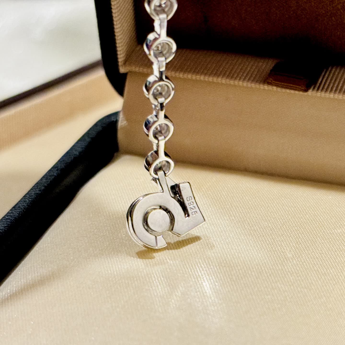 Chanel Elegant Diamond Bracelet with '5' Charm