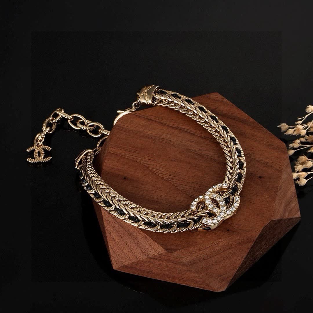 Chanel CC Logo Bracelet