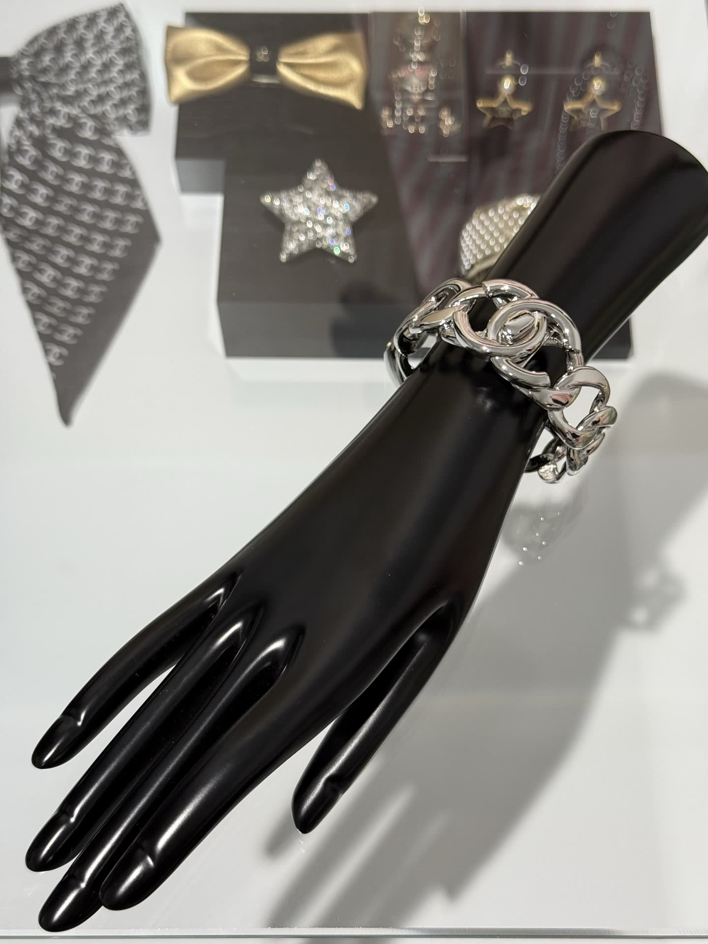 Chanel Silver Chain Bracelet