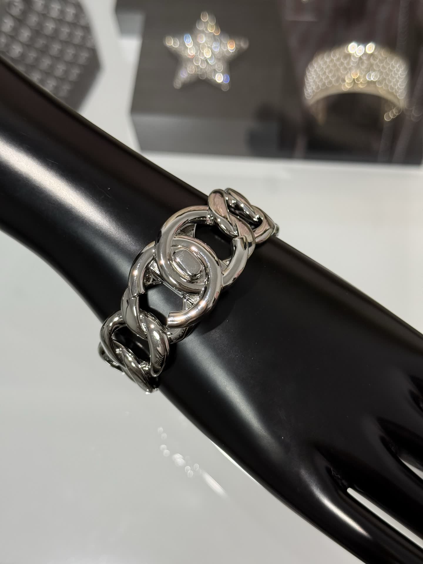 Chanel Silver Chain Bracelet
