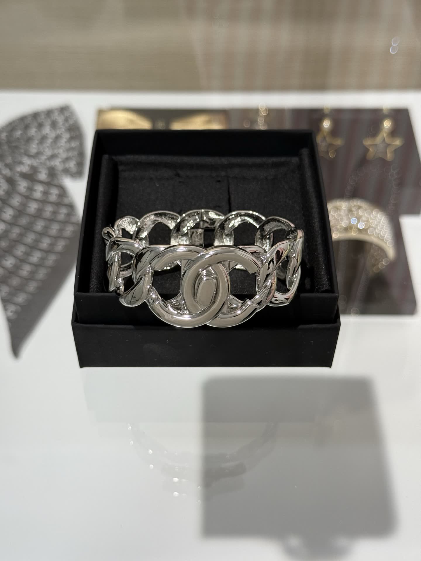 Chanel Silver Chain Bracelet