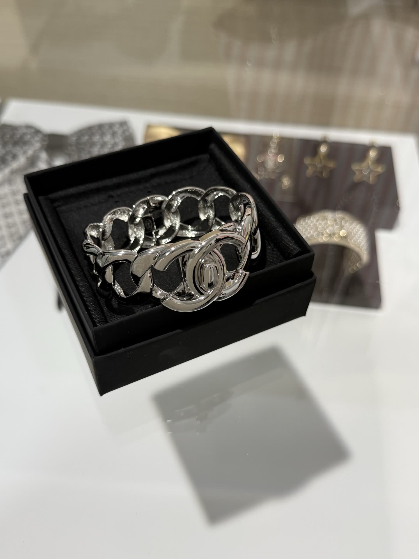 Chanel Silver Chain Bracelet