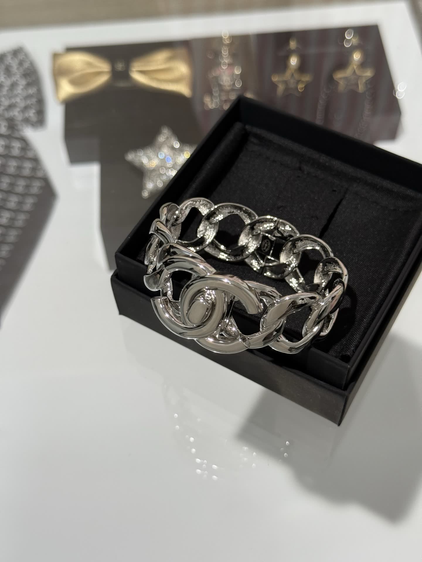 Chanel Silver Chain Bracelet