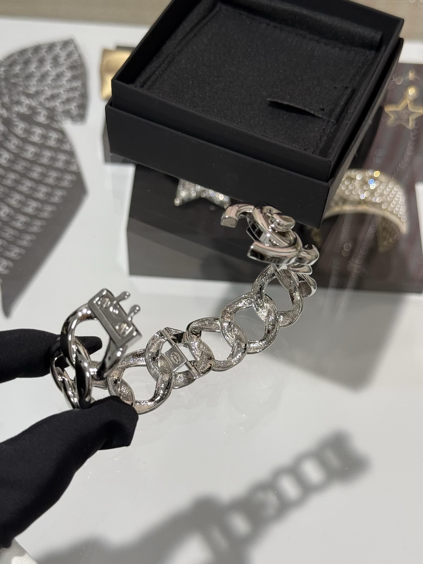 Chanel Silver Chain Bracelet