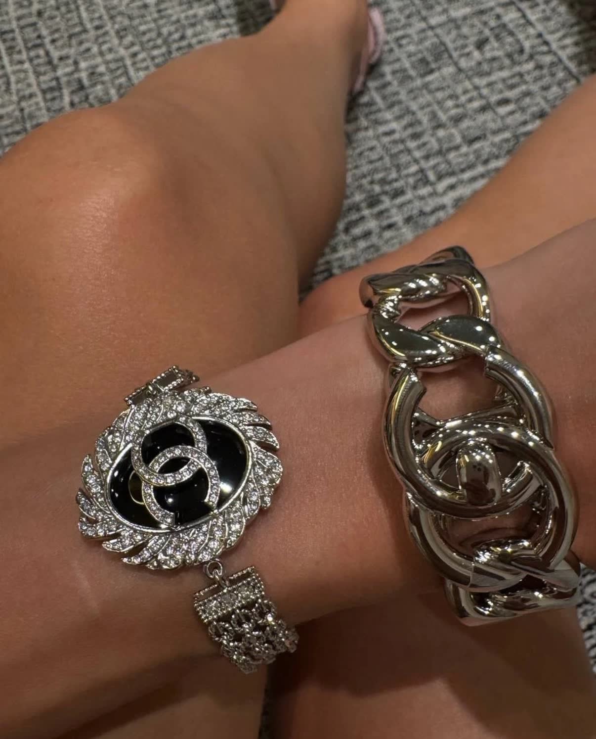 Chanel CC Logo Bracelet Chanel CC Logo Bracelet