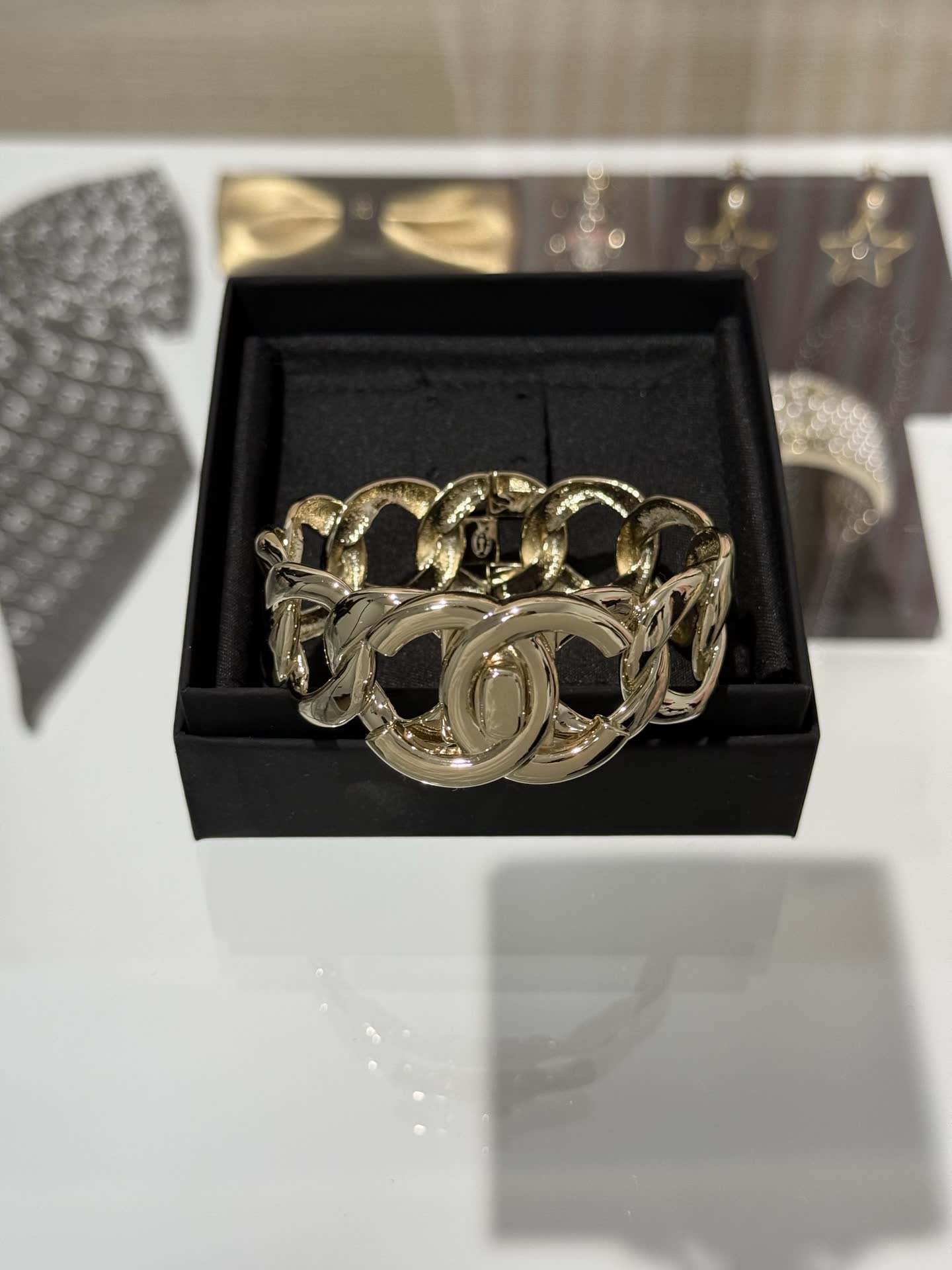 Chanel CC Logo Bracelet