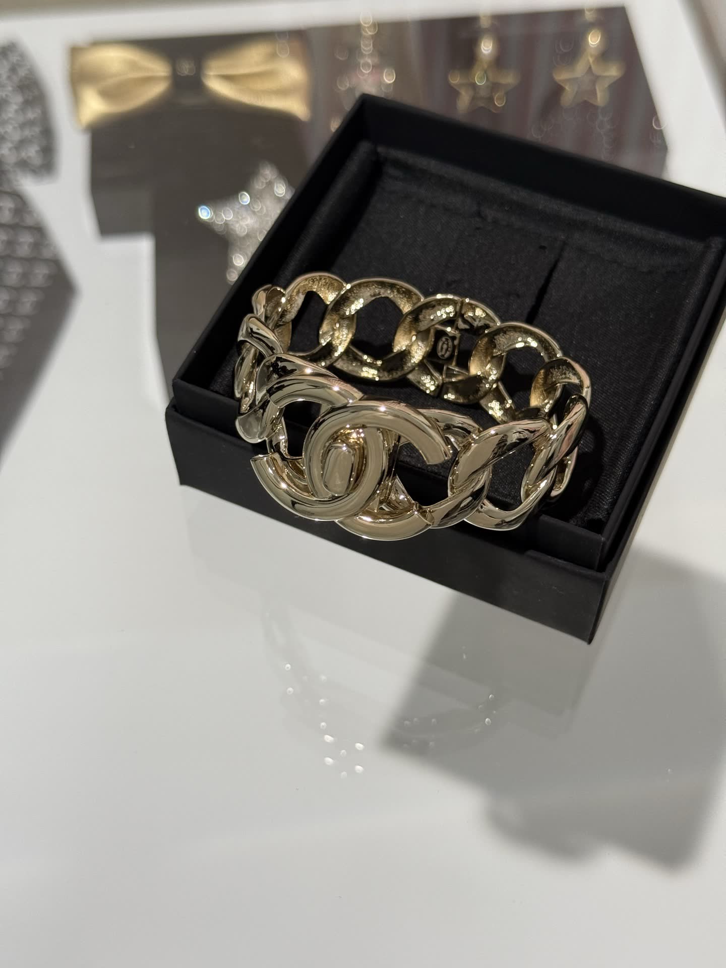 Chanel CC Logo Bracelet