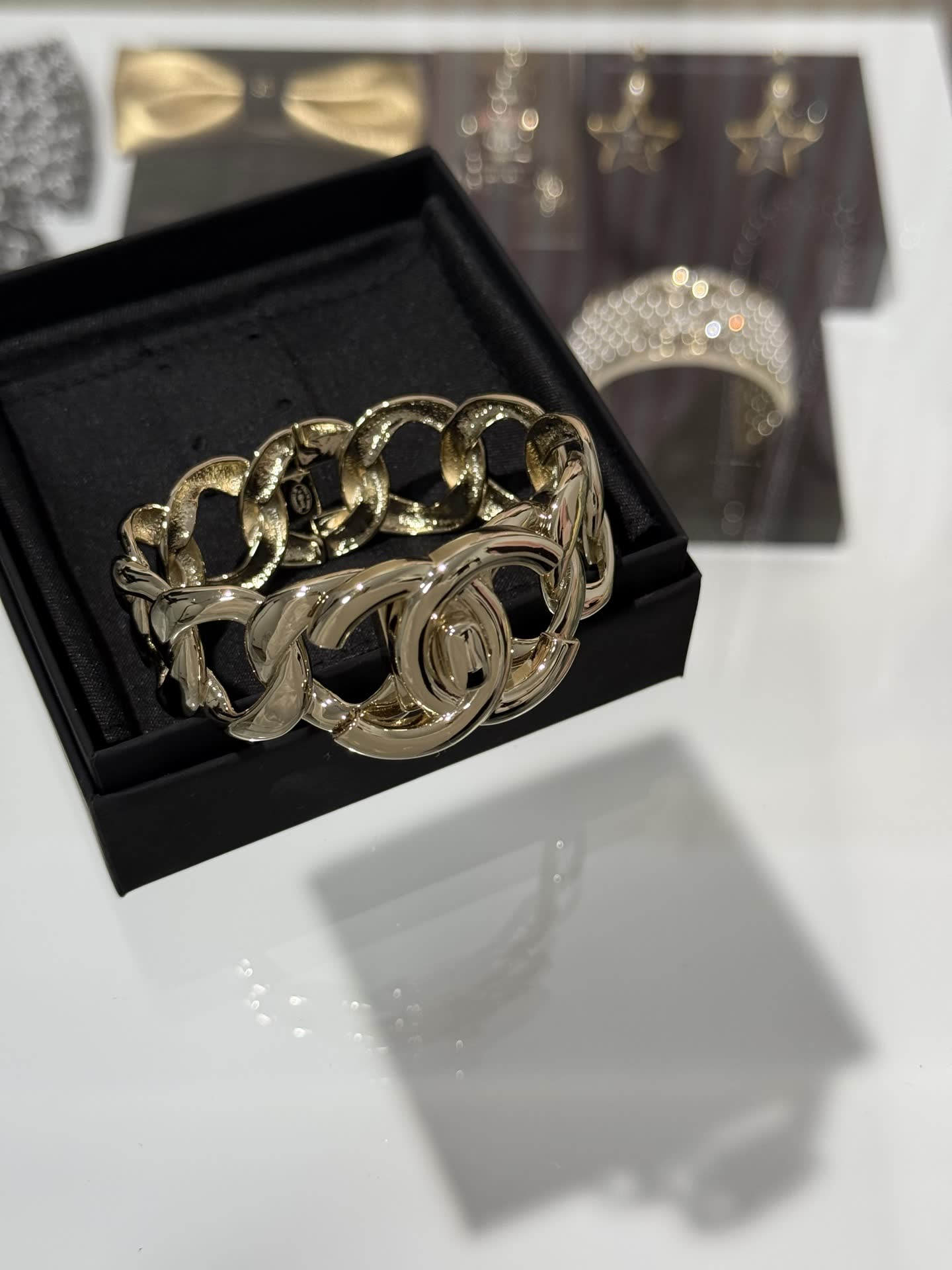 Chanel CC Logo Bracelet