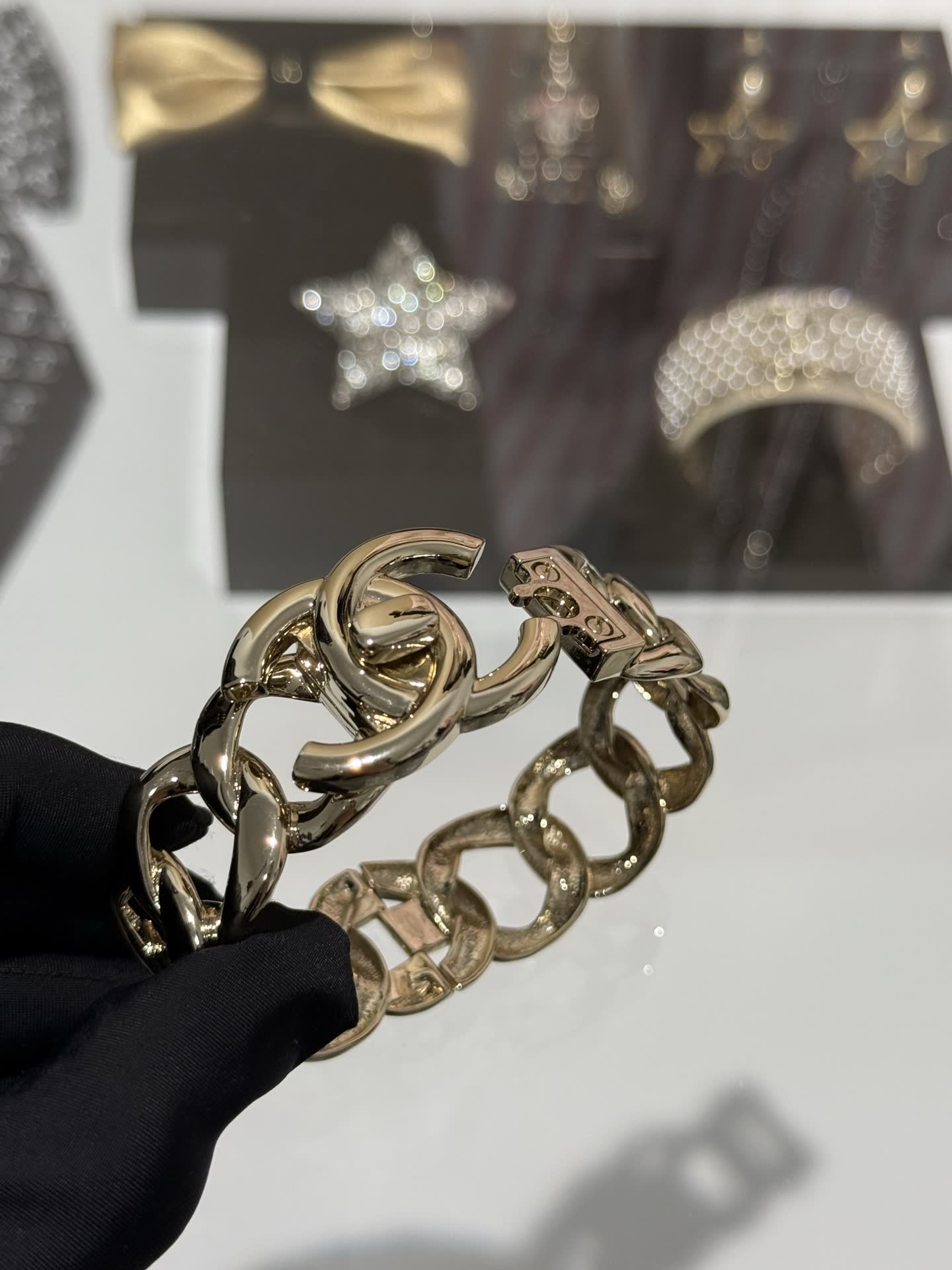 Chanel CC Logo Bracelet
