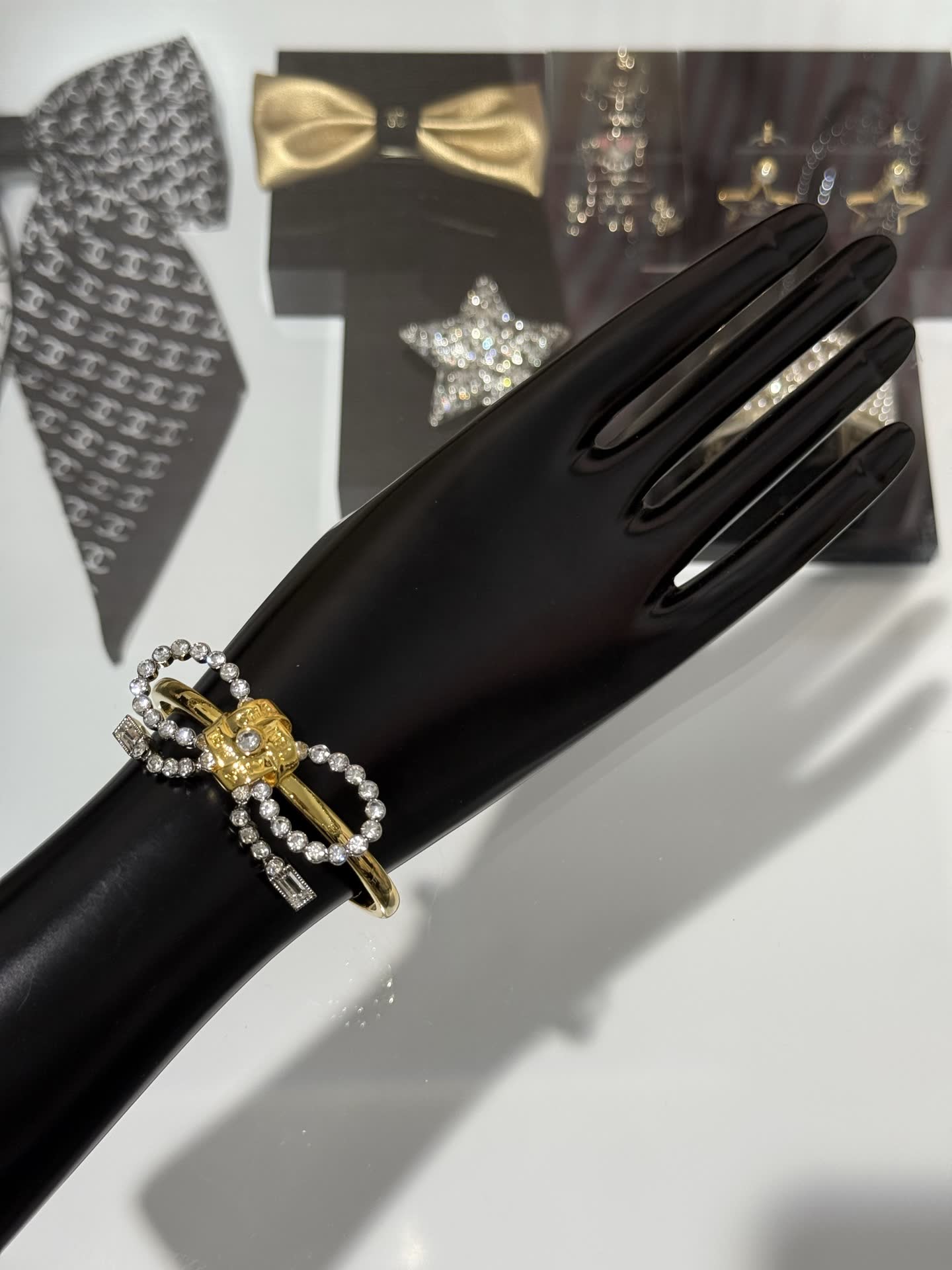 Chanel Luxury Diamond Bracelet Set