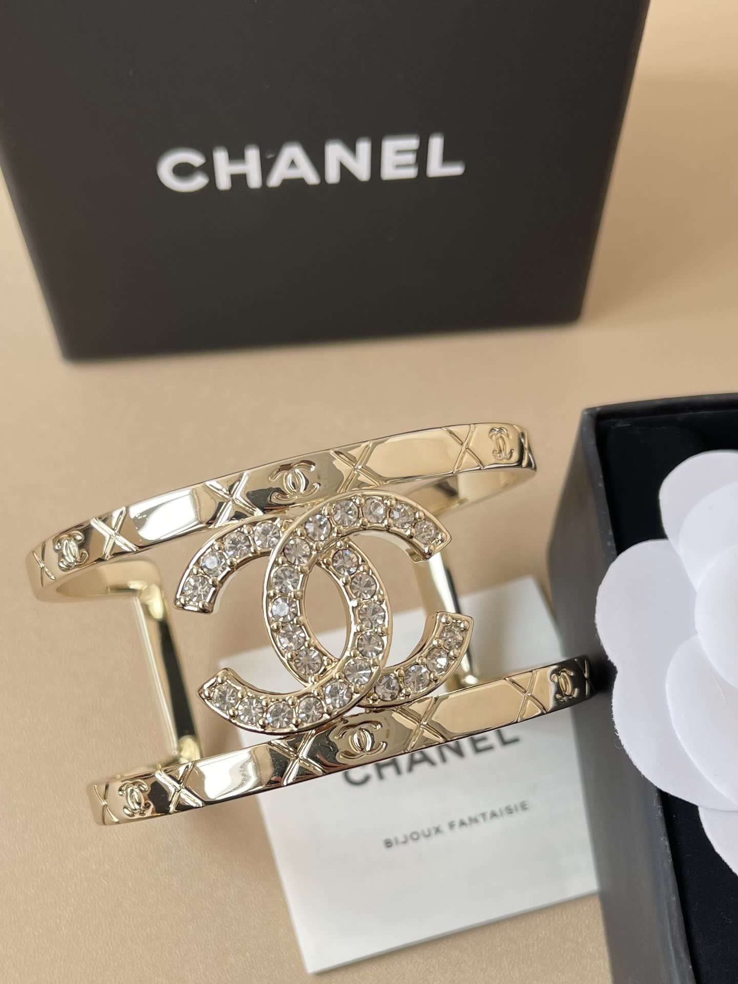 Chanel CC Logo Bracelet