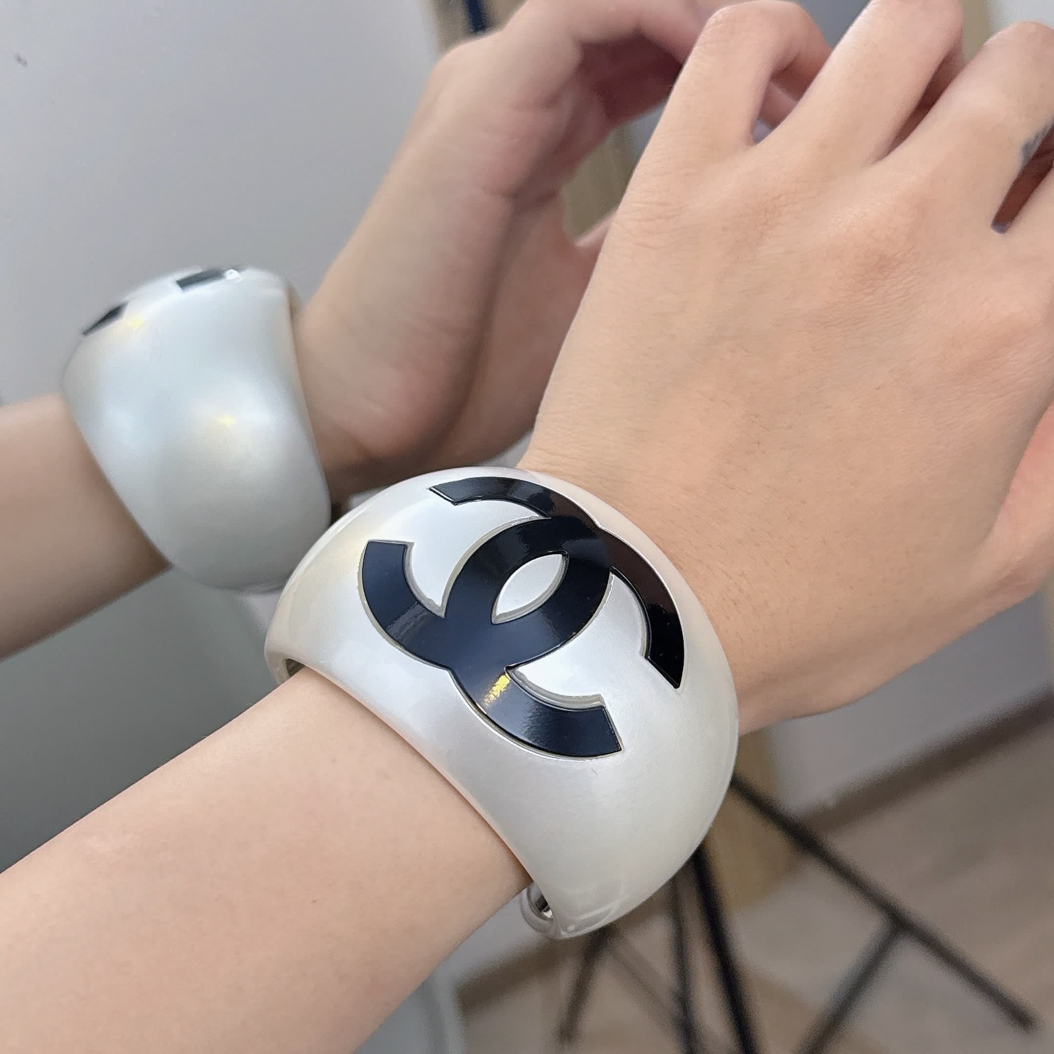 Chanel CC Logo Bracelet Chanel CC Logo Bracelet