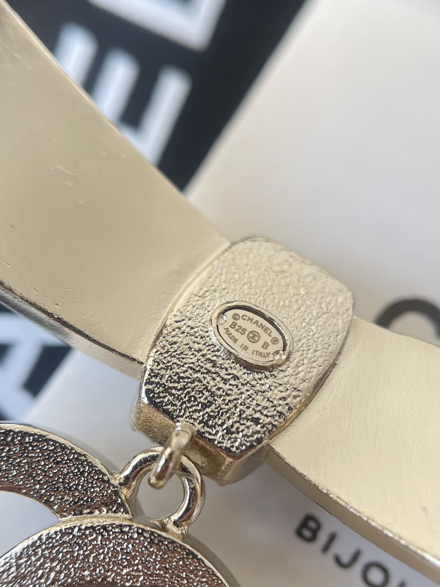 Chanel CC Logo Charm Bracelet
