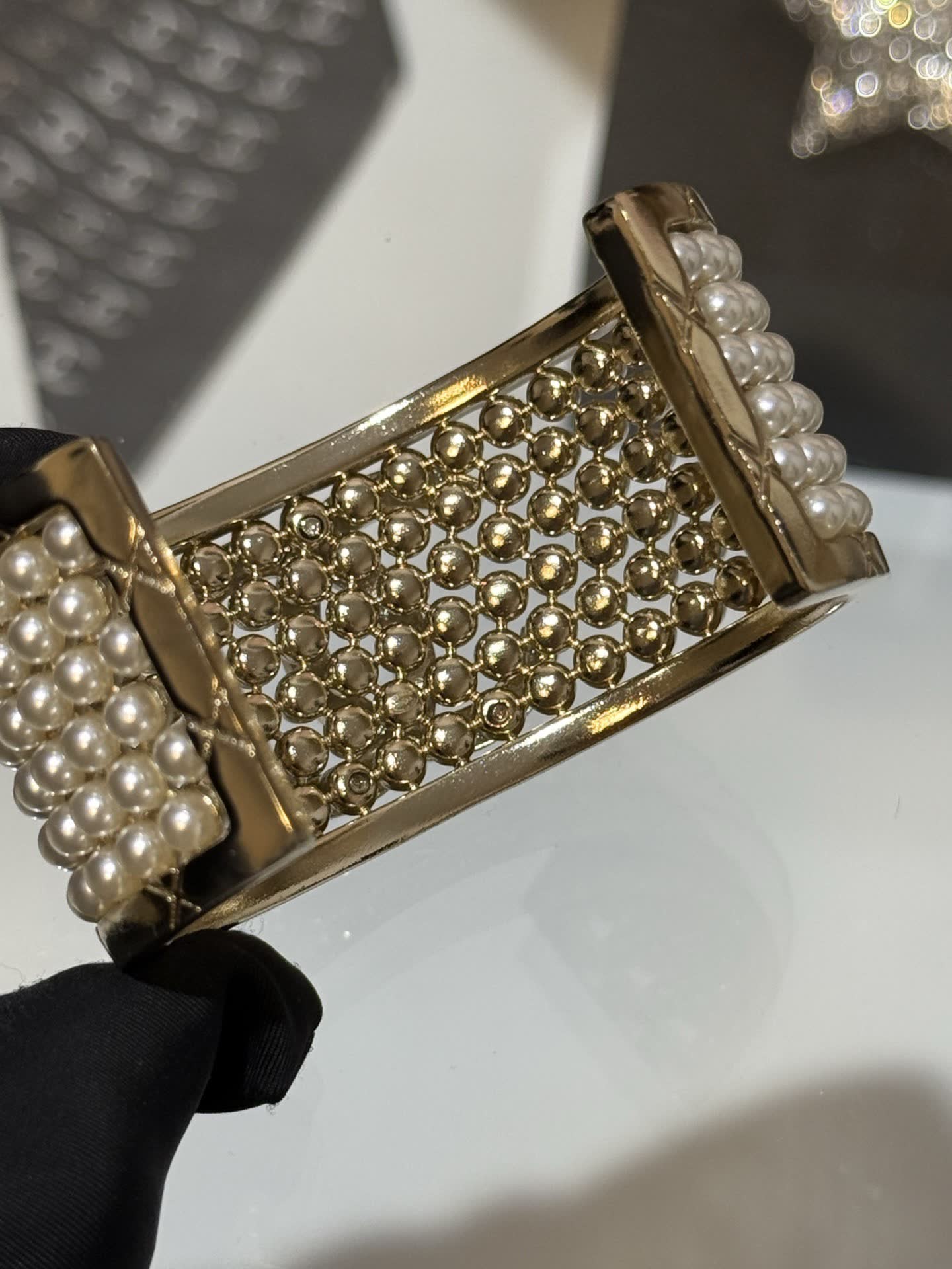 Chanel CC Pearl Bracelet