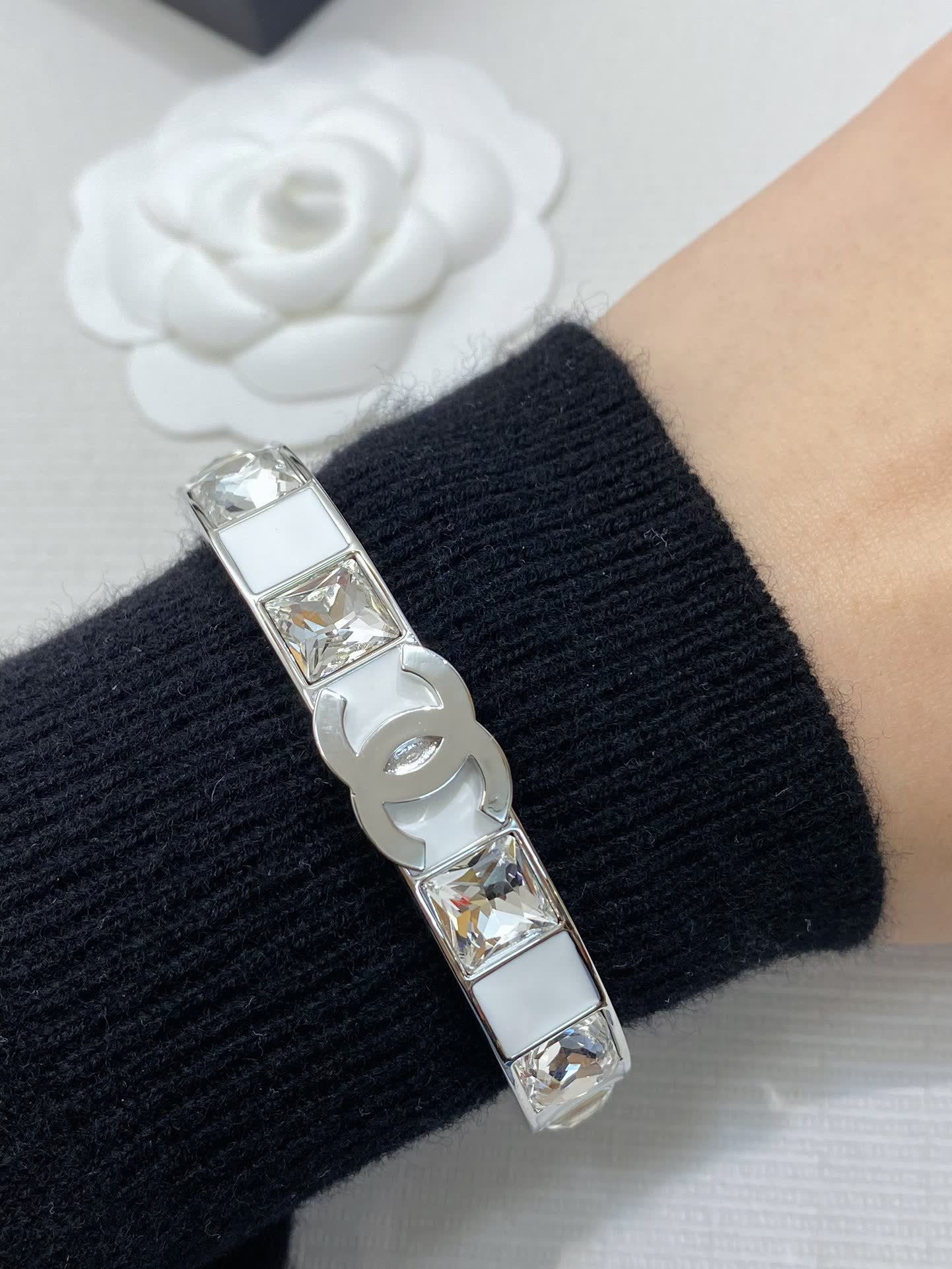 Chanel CC Crystal Bracelet Chanel CC Crystal Bracelet