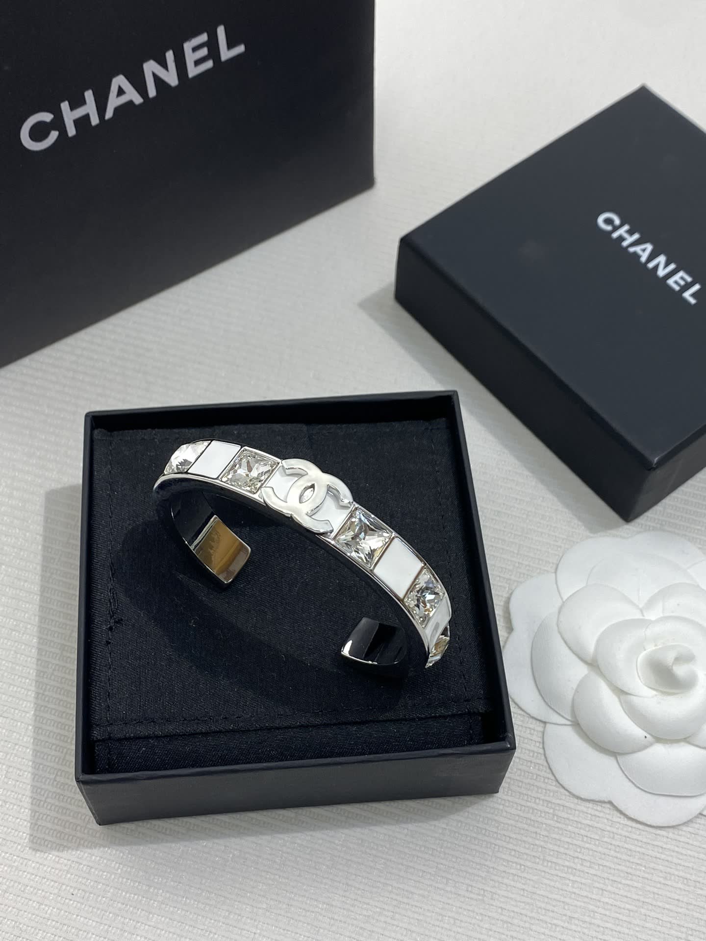 Chanel CC Crystal Bracelet