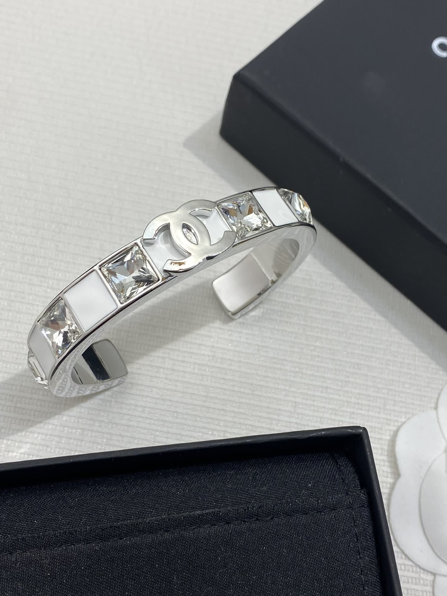 Chanel CC Crystal Bracelet