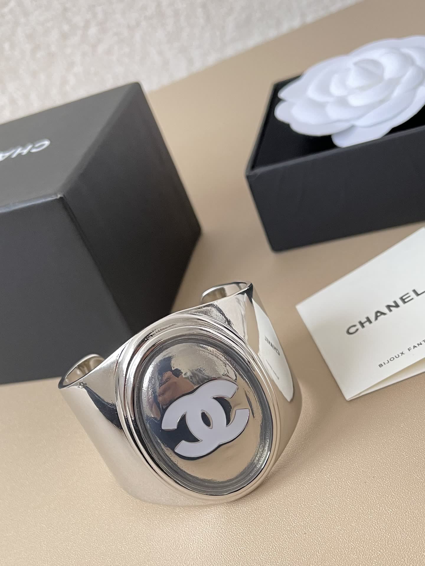 Chanel Silver Watch Bracelet