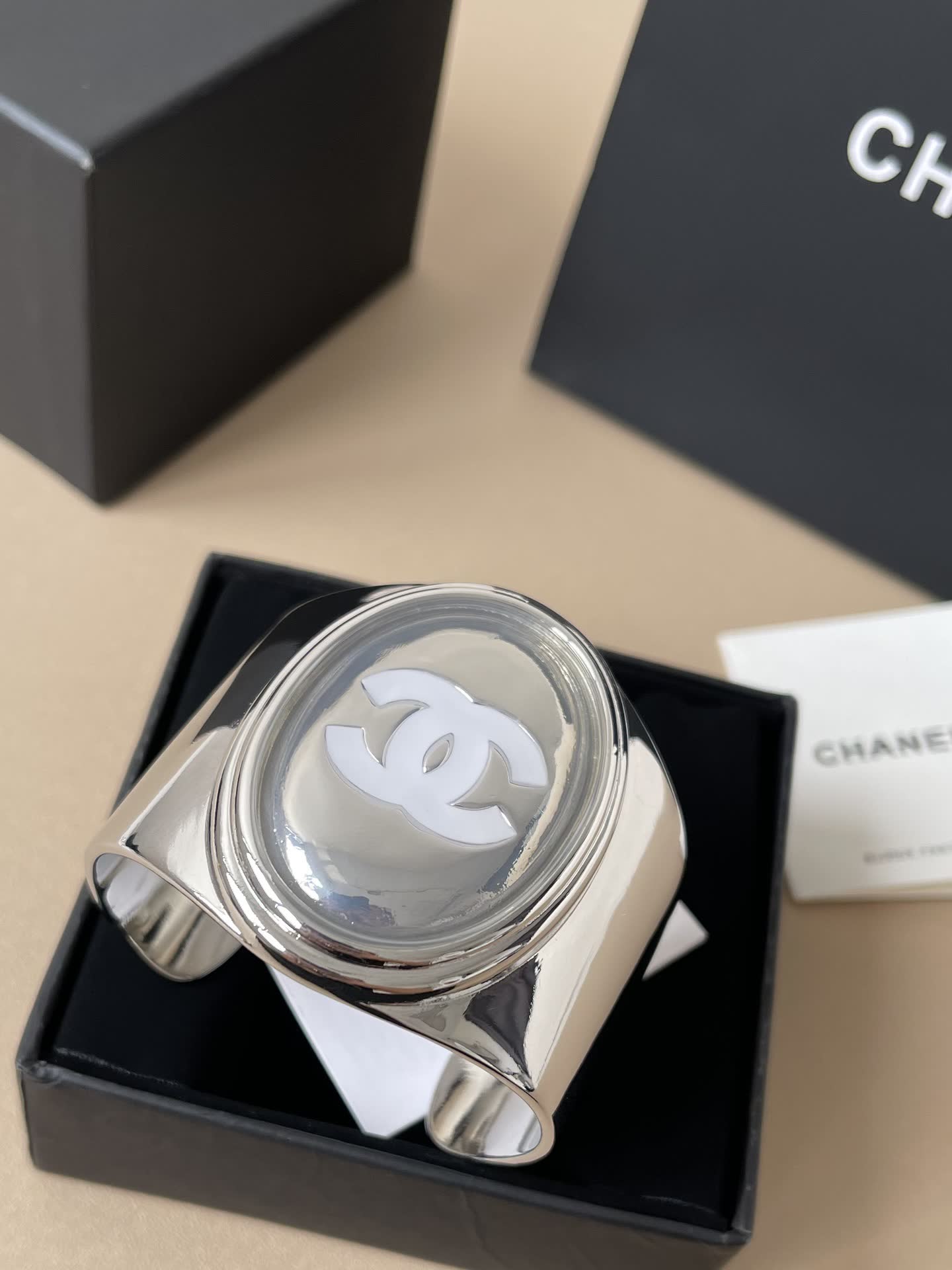 Chanel Silver Watch Bracelet