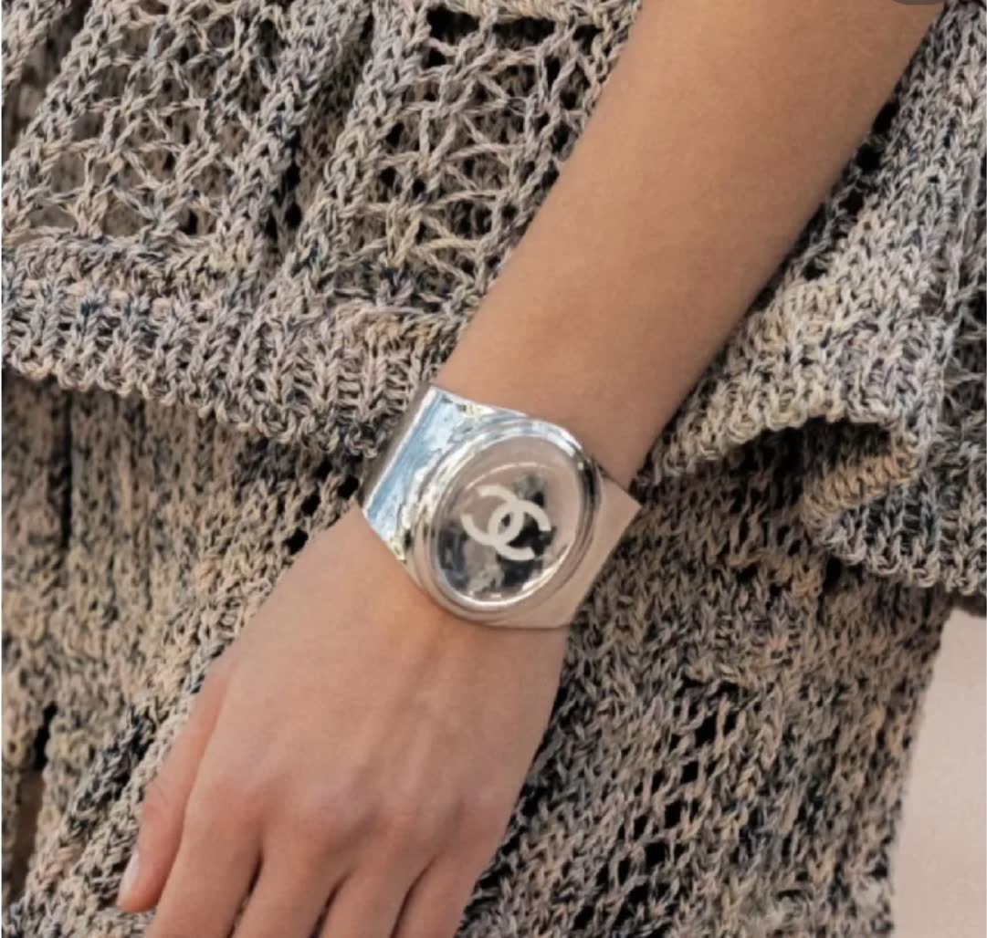 Chanel Silver Watch Bracelet