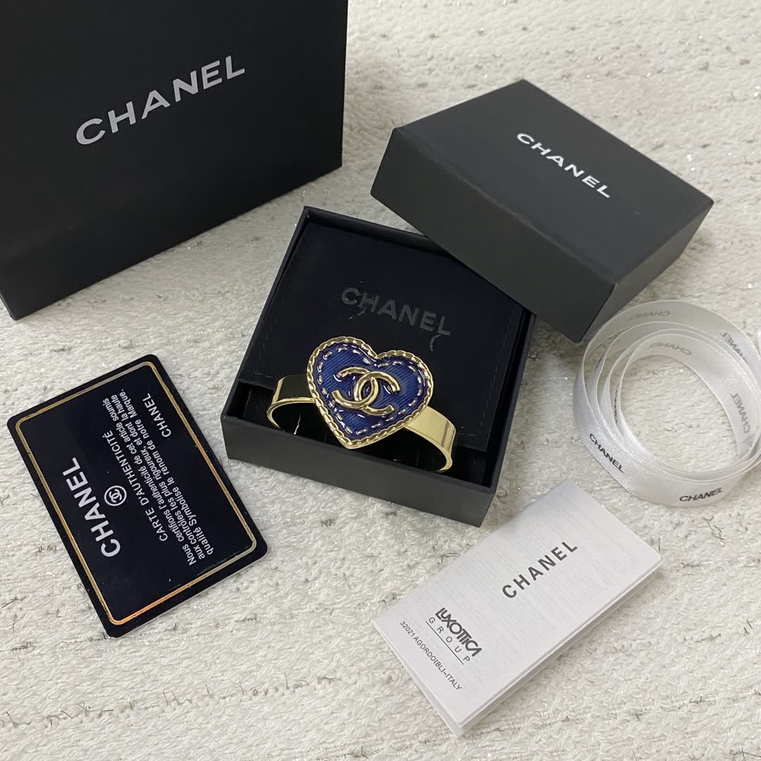 Chanel Heart Shaped Bracelet