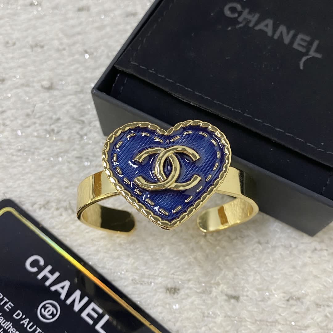 Chanel Heart Shaped Bracelet