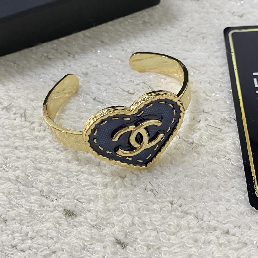 Chanel Heart Shaped Bracelet