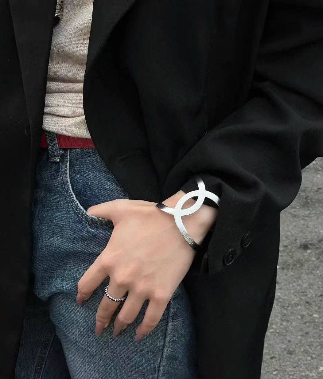 Chanel CC Logo Bracelet Chanel CC Logo Bracelet