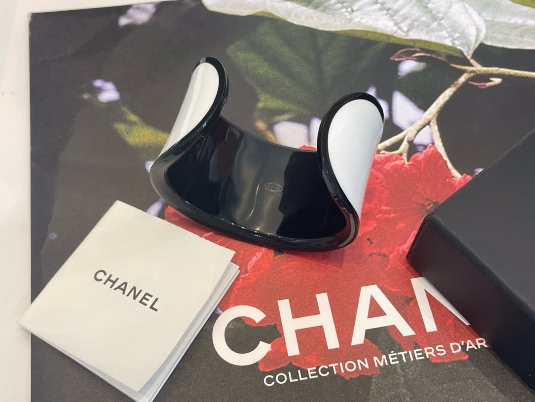 Chanel CC Logo Cuff Bracelet
