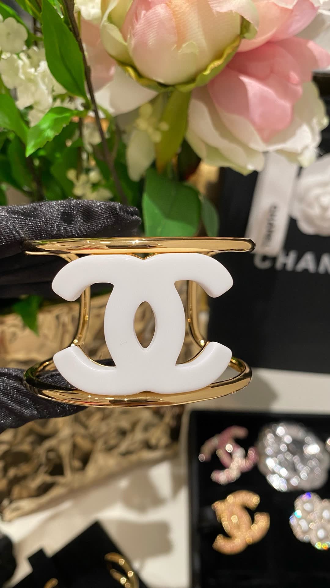 Chanel CC Logo Bracelet