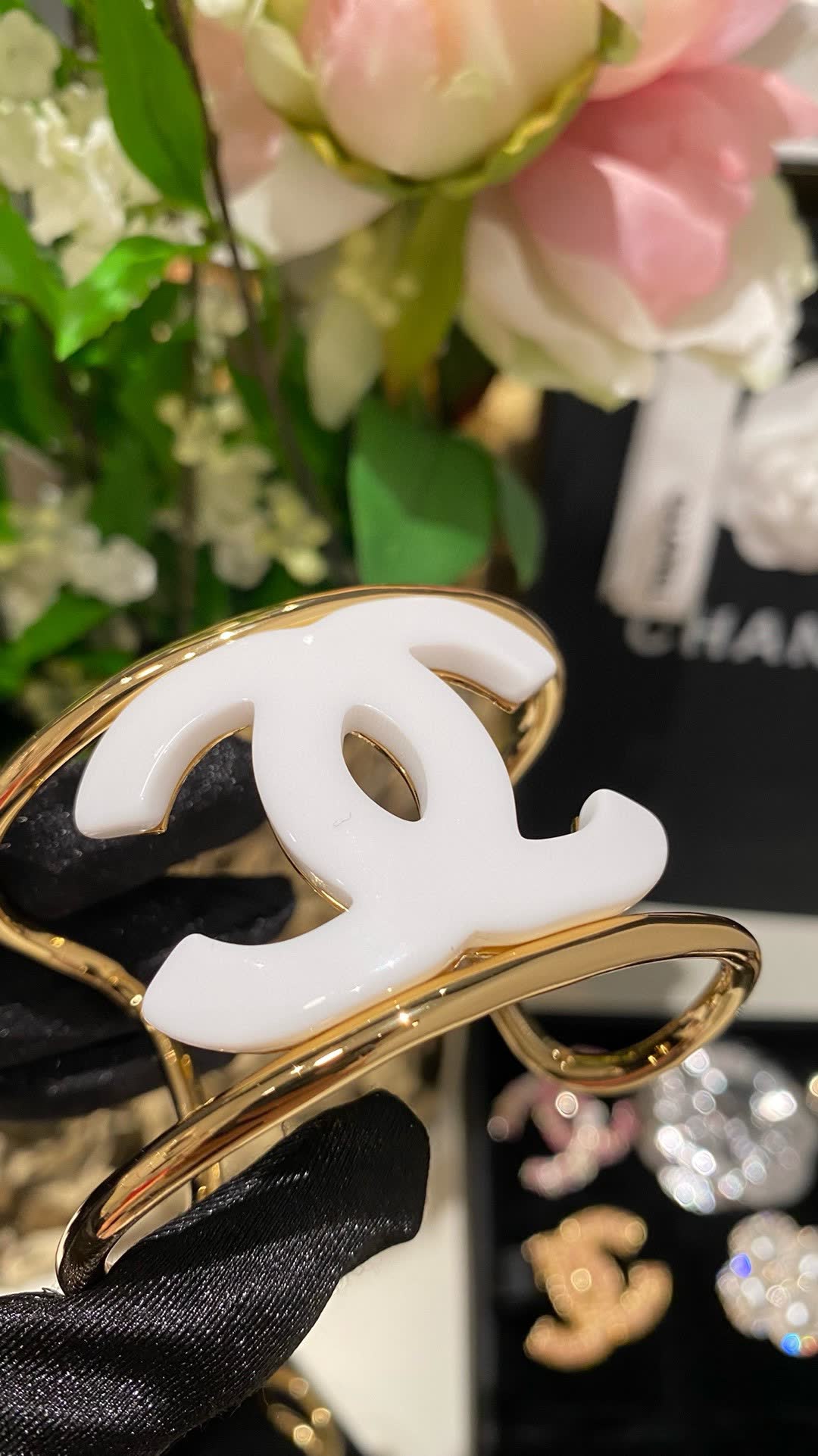Chanel CC Logo Bracelet