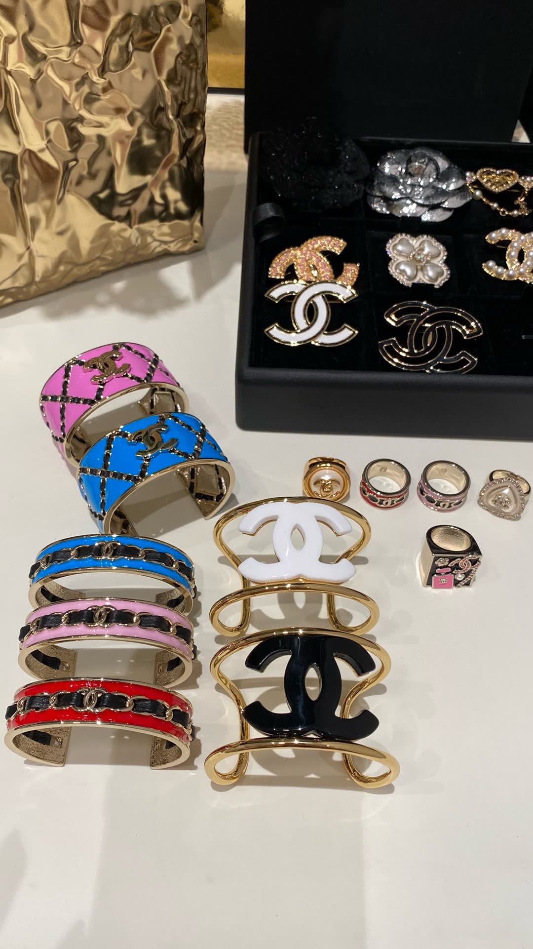 Chanel CC Logo Bracelet