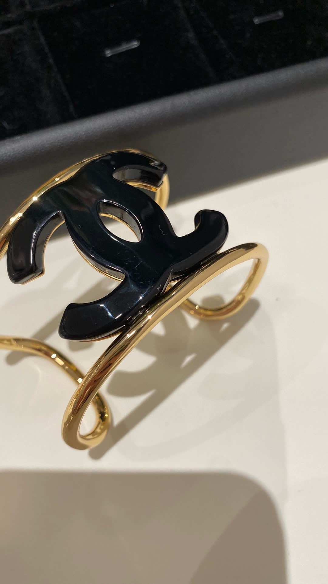 Chanel CC Logo Bracelet Set