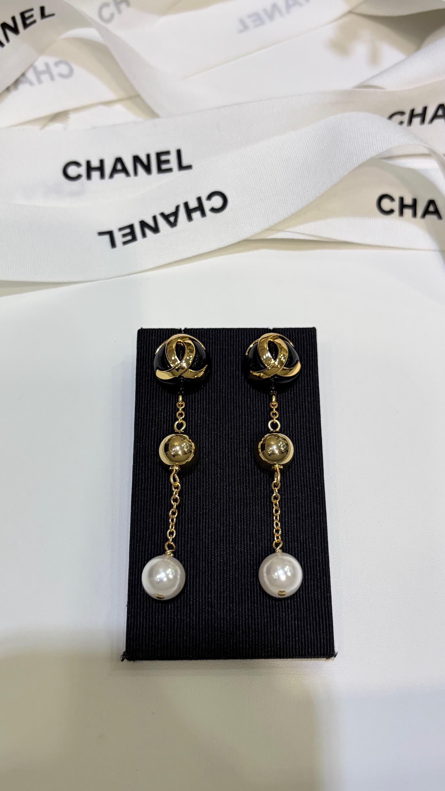 Chanel Elegant Gold Bracelet with Beads