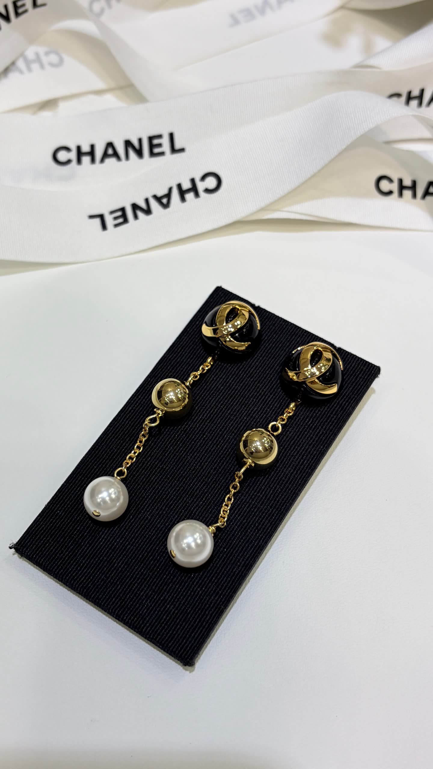 Chanel Elegant Gold Bracelet with Beads