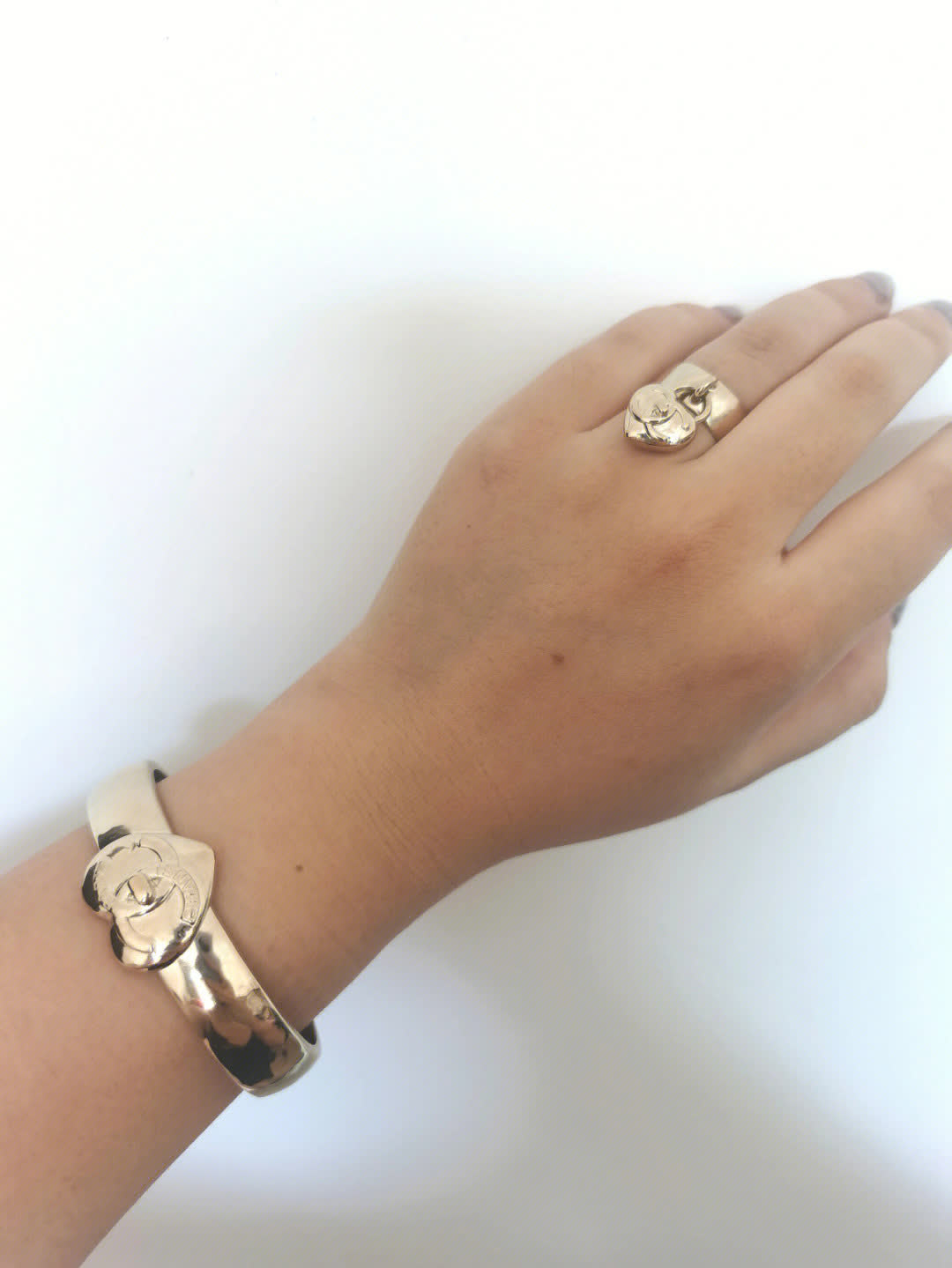 Chanel Heart-Shaped Ring