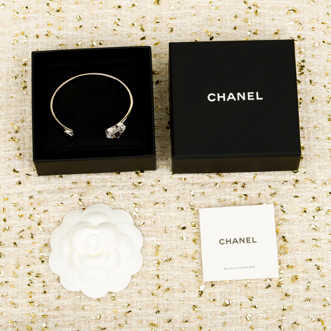 Chanel Diamond Bangle Bracelet
