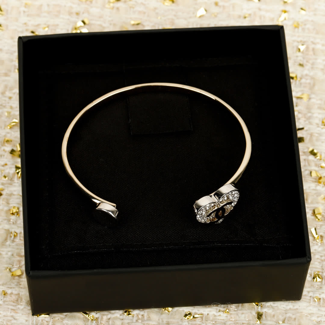 Chanel Diamond Bangle Bracelet