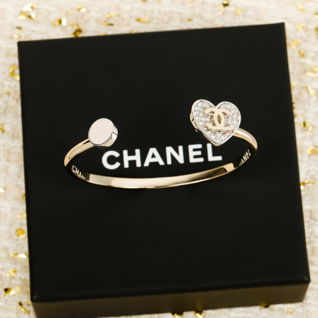 Chanel Diamond Bangle Bracelet