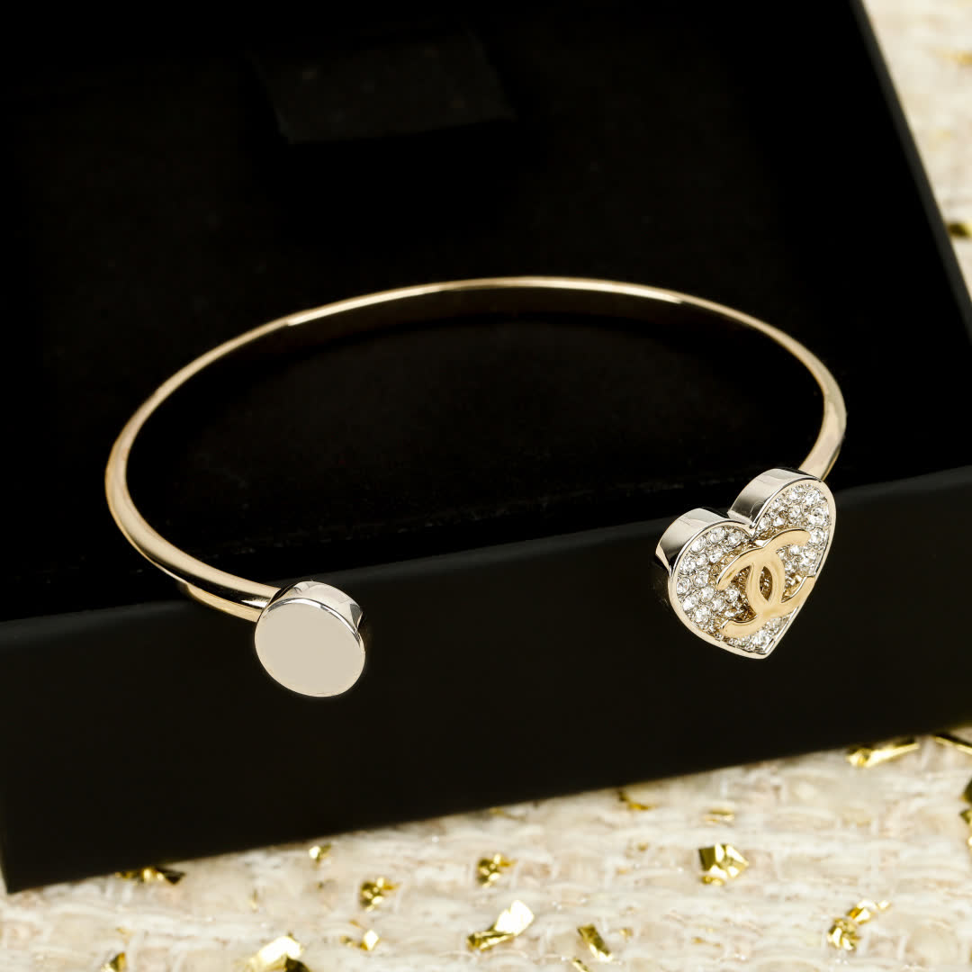 Chanel Diamond Bangle Bracelet