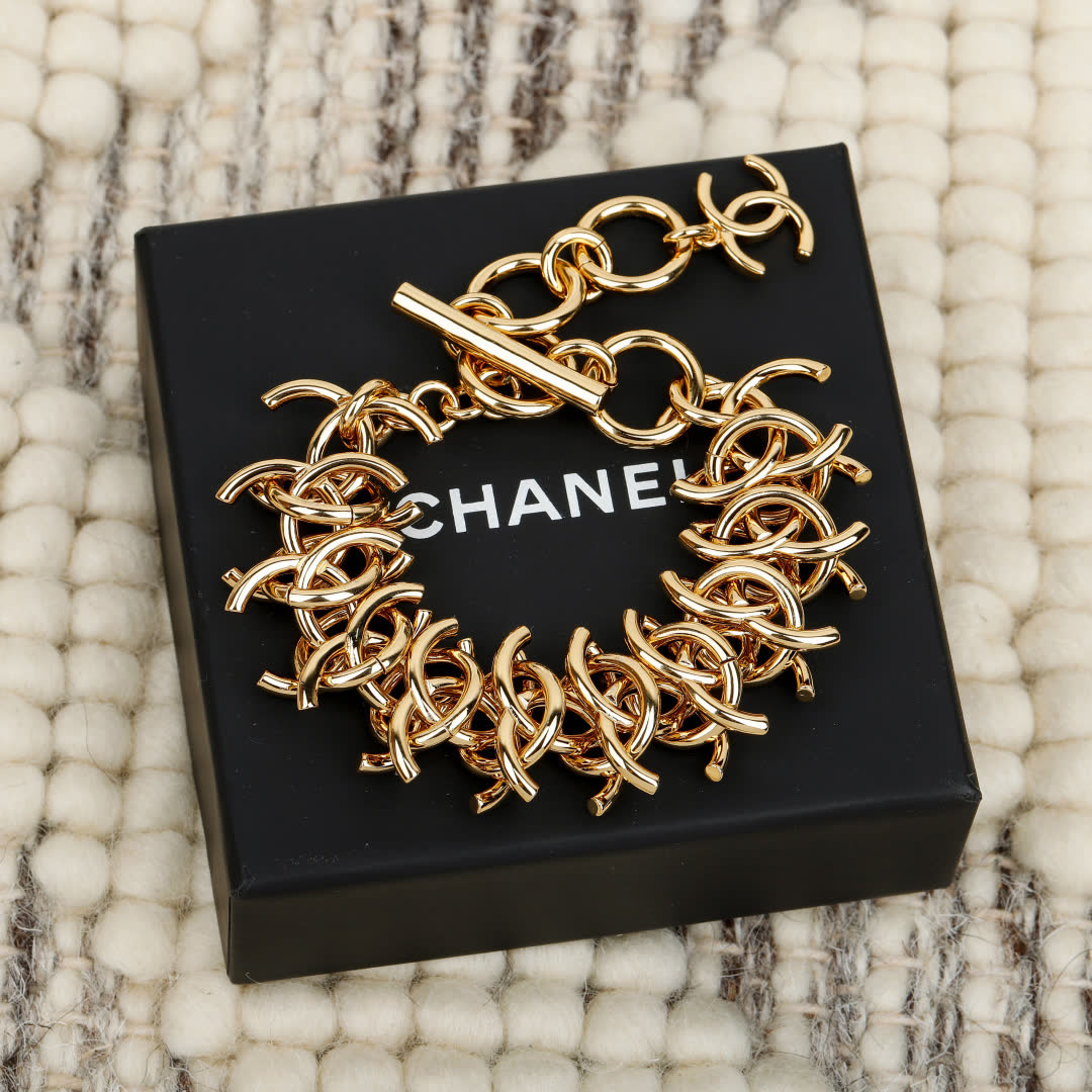 Chanel CC Logo Bracelet