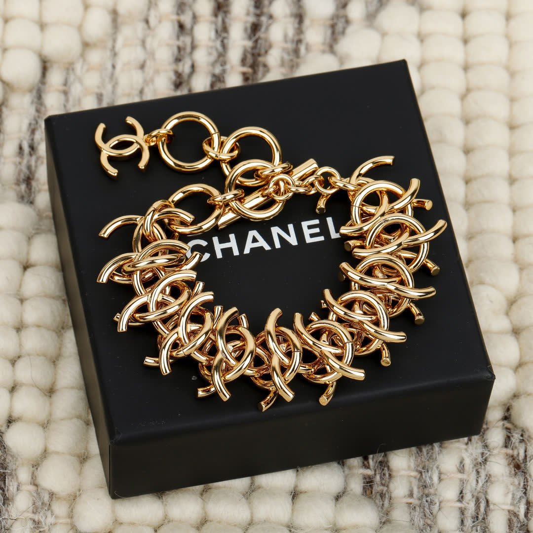 Chanel CC Logo Bracelet