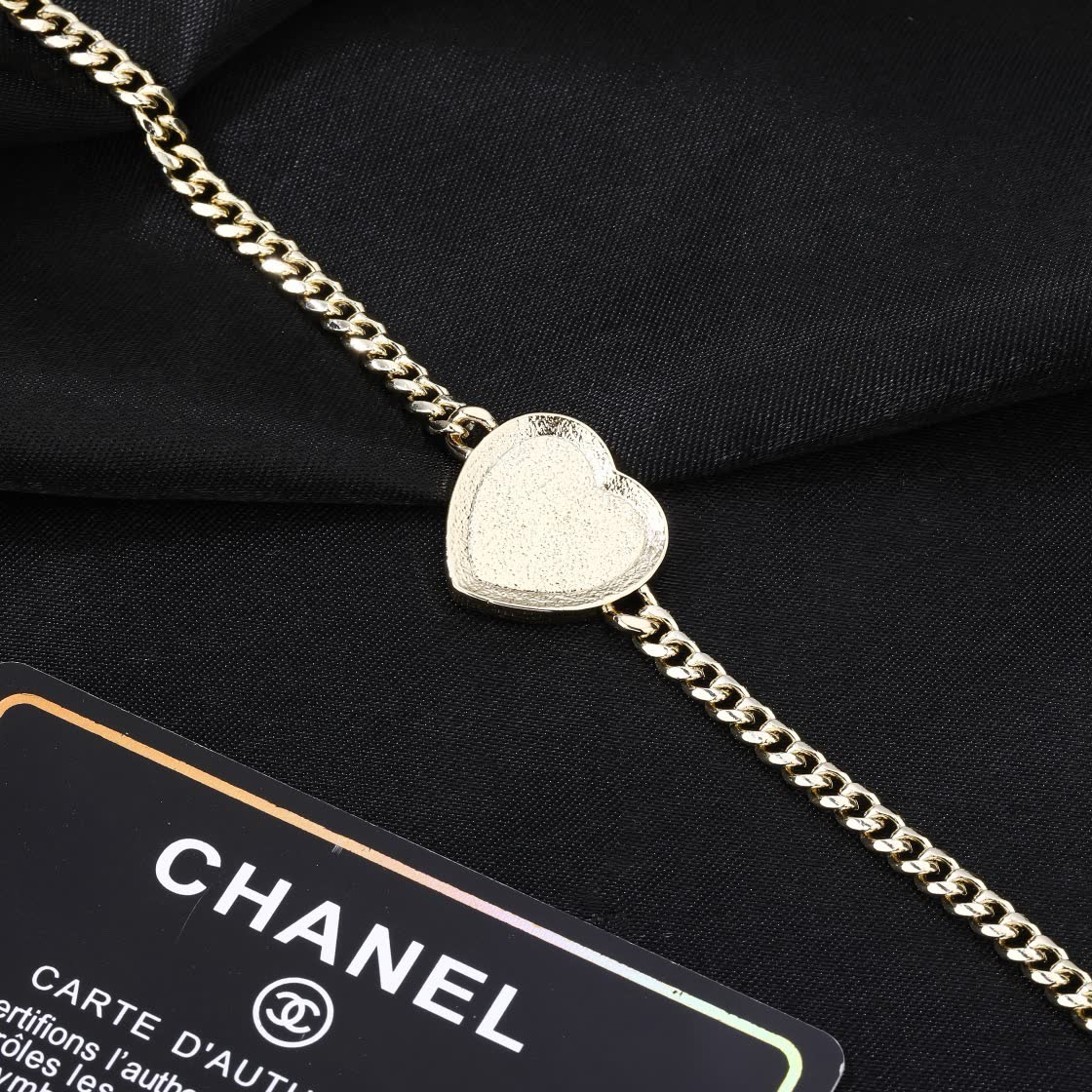 Chanel Heart Shaped Bracelet