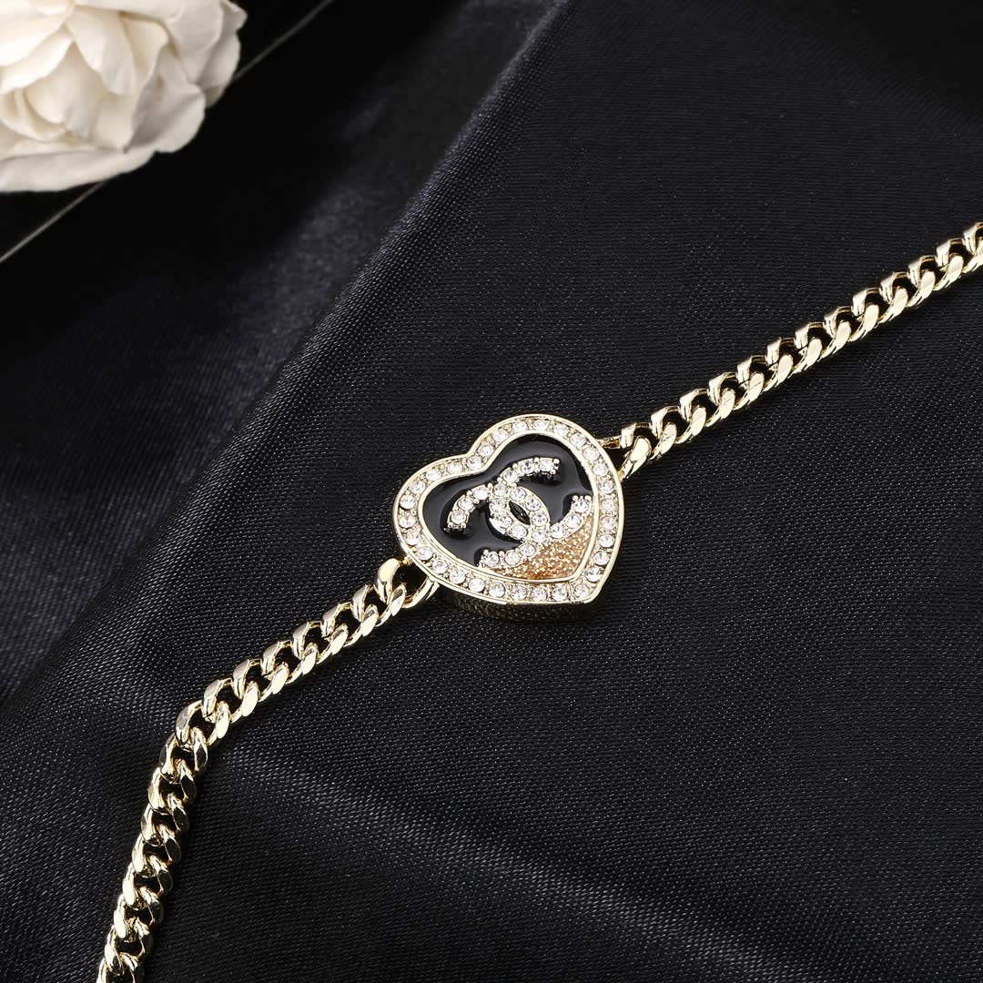 Chanel Heart Shaped Bracelet