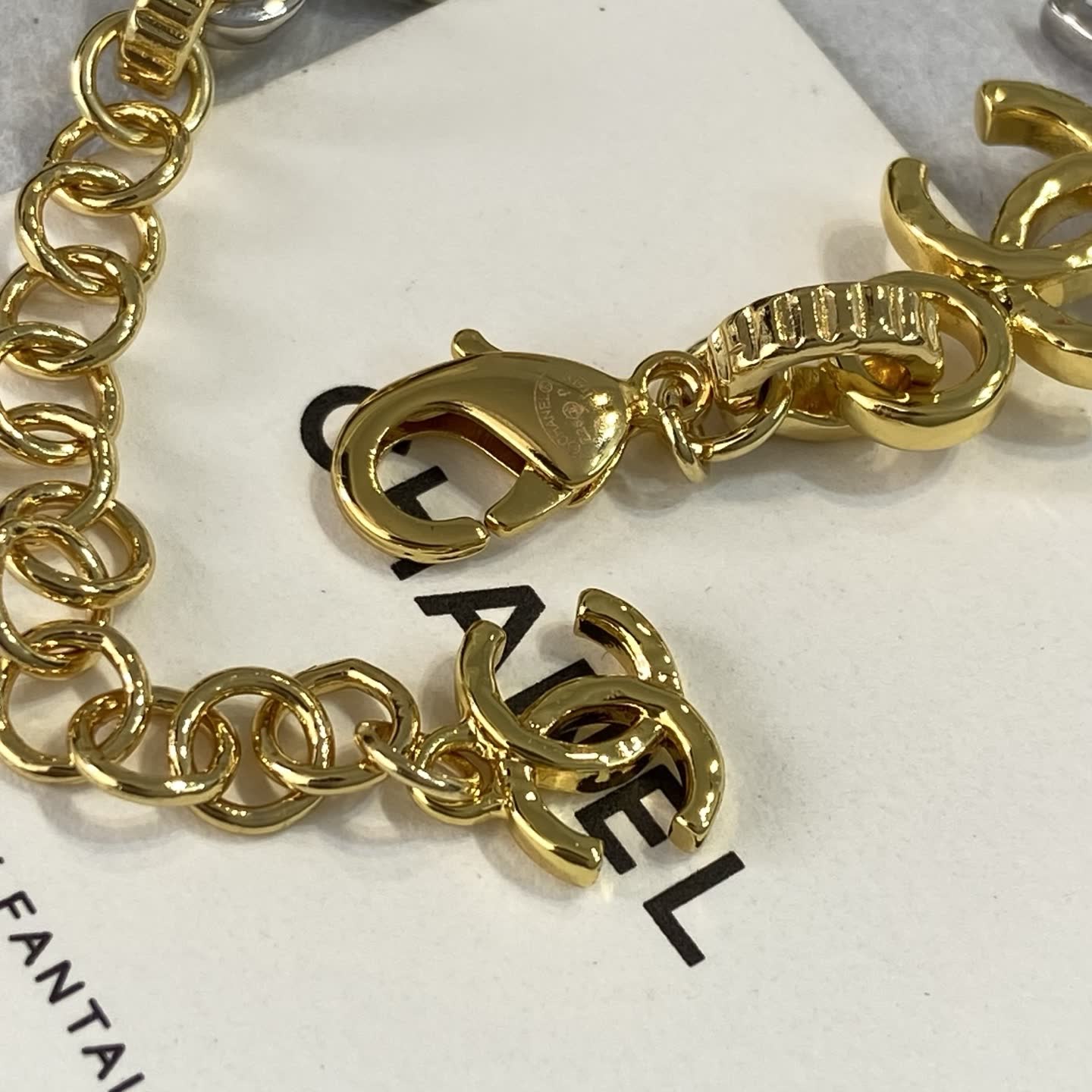 Chanel CC Logo Bracelet