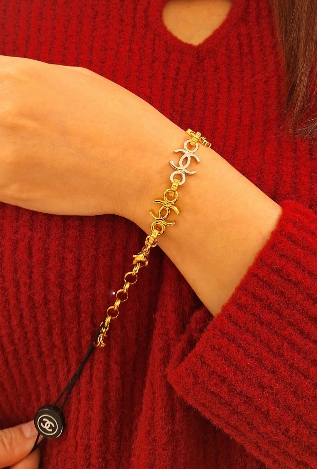 Chanel CC Logo Bracelet